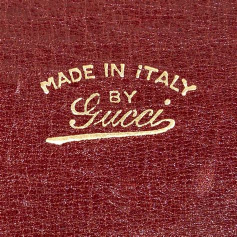 made in italy gucci|when did gucci come out.